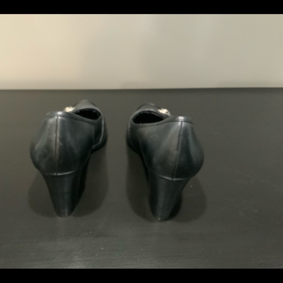 ETIENNE AIGNER BLACK LEATHER SIZE 9 1/2M - Picture 5 of 7